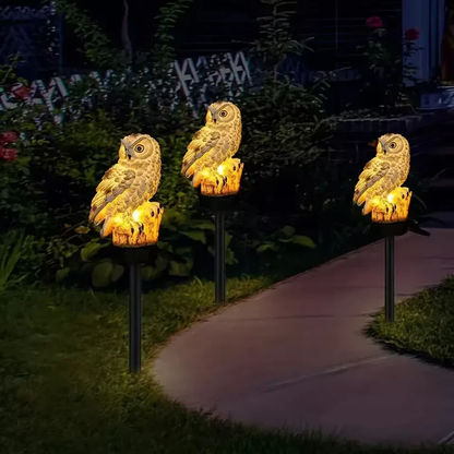 🔥 Holiday Special 50% OFF 🔥 Waterproof Solar Owl Light